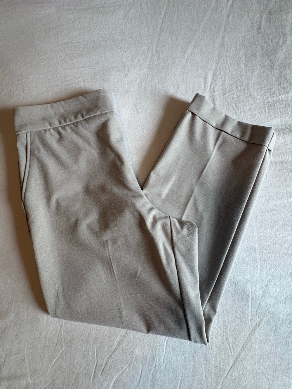Rachel Zoe Beige Elastic-Waist Dress Pants - Picture 10 of 10